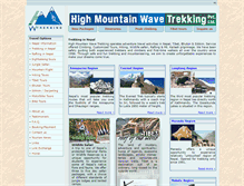 Tablet Screenshot of highmountaintreks.com